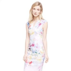ted baker floral midi dress new with tag